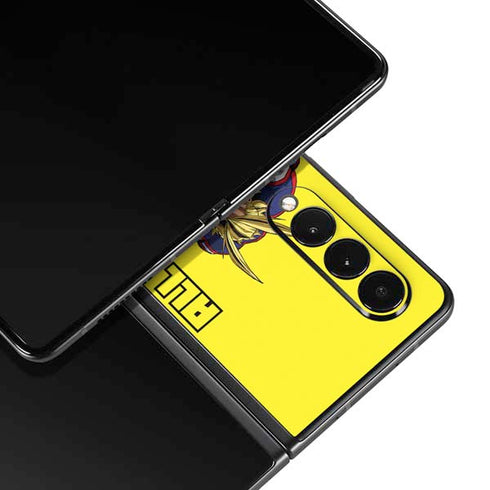 My Hero Academia All Might Season 5 Galaxy Z Fold3 5G Skin