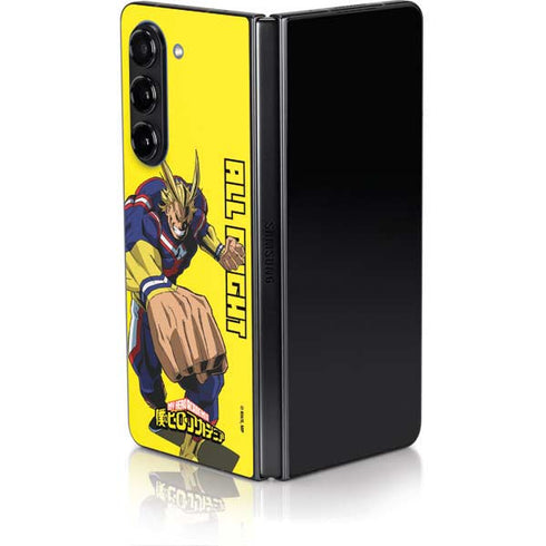My Hero Academia All Might Season 5 Galaxy Z Fold5 5G Skin