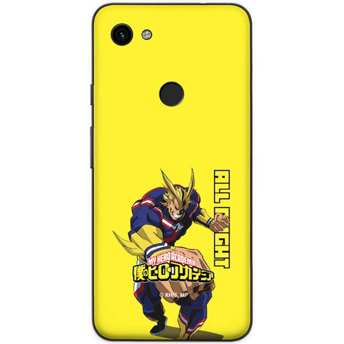 My Hero Academia All Might Season 5 Google Pixel 3a Skin