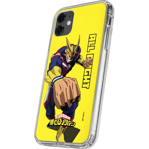 My Hero Academia All Might Season 5 iPhone 11 Clear Case