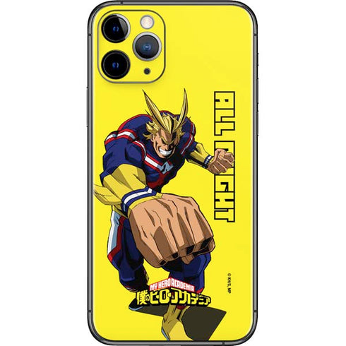 My Hero Academia All Might Season 5 iPhone 11 Pro Skin