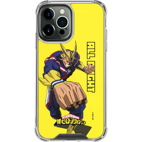 My Hero Academia All Might Season 5 iPhone 14 Pro Max Clear Case