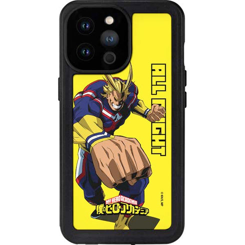 My Hero Academia All Might Season 5 iPhone 14 Pro Max Waterproof Case