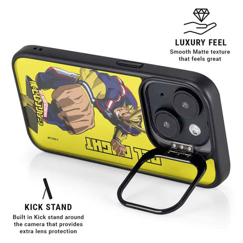 My Hero Academia All Might Season 5 iPhone 15 Plus Kickstand Case