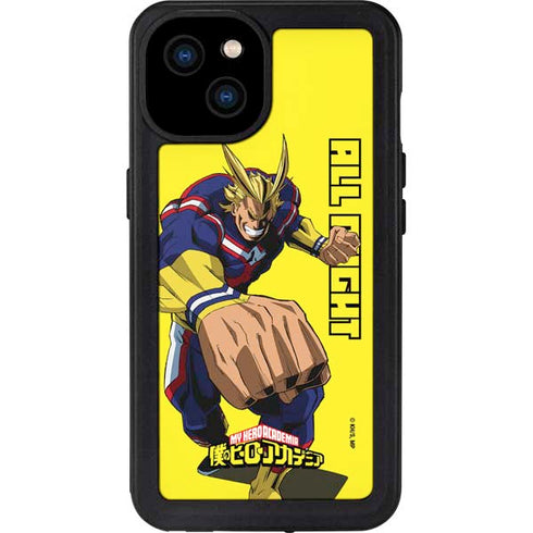 My Hero Academia All Might Season 5 iPhone 15 Plus Waterproof Case