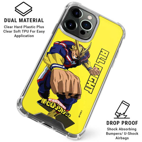 My Hero Academia All Might Season 5 iPhone 16 Pro Clear Case