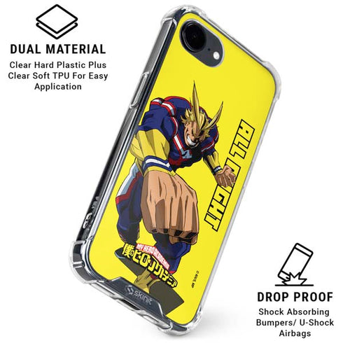 My Hero Academia All Might Season 5 iPhone 16e Clear Case