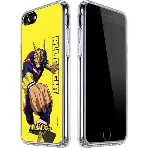 My Hero Academia All Might Season 5 iPhone SE (2nd & 3rd Gen) Clear Case