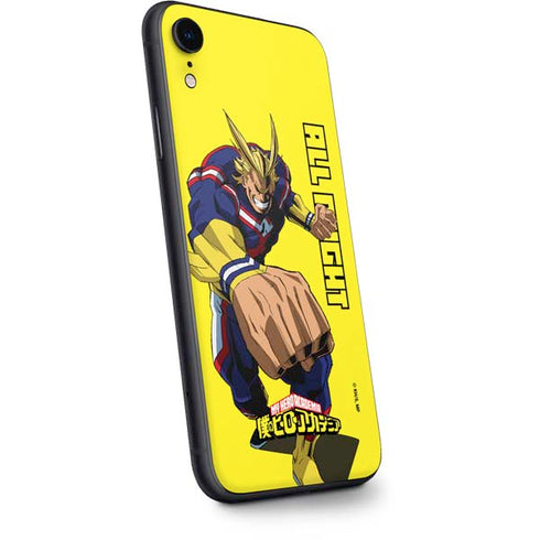 My Hero Academia All Might Season 5 iPhone XR Skin