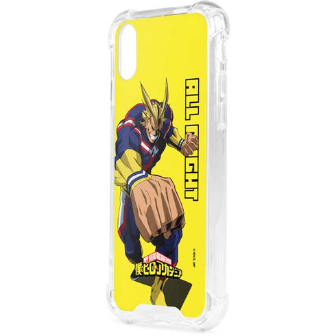 My Hero Academia All Might Season 5 iPhone XS Clear Case