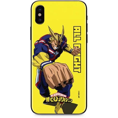 My Hero Academia All Might Season 5 iPhone XS Max Skin