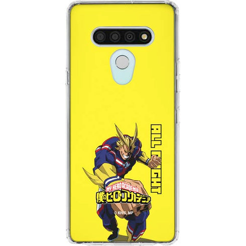 My Hero Academia All Might Season 5 LG Stylo 6 Clear Case