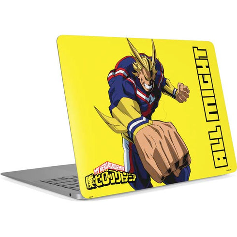 My Hero Academia All Might Season 5 Apple MacBook Air Skin