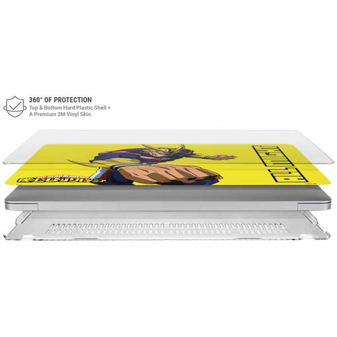 My Hero Academia All Might Season 5 MacBook Air 15in (2023-2025) Case plus Skin