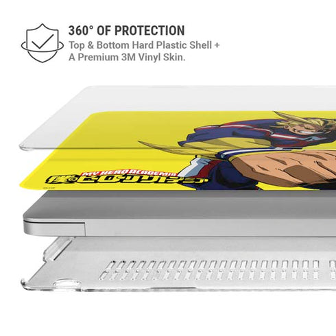 My Hero Academia All Might Season 5 MacBook Pro 14in (2021-24) Case plus Skin