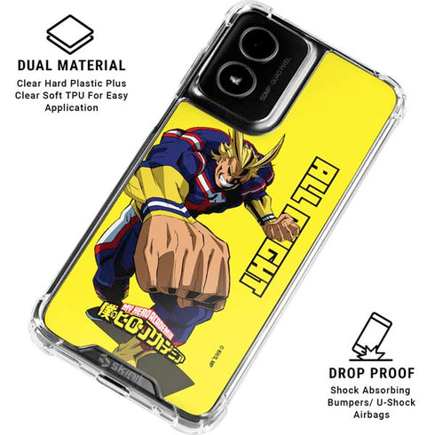 My Hero Academia All Might Season 5 Moto G Power 5G (2024) Clear Case
