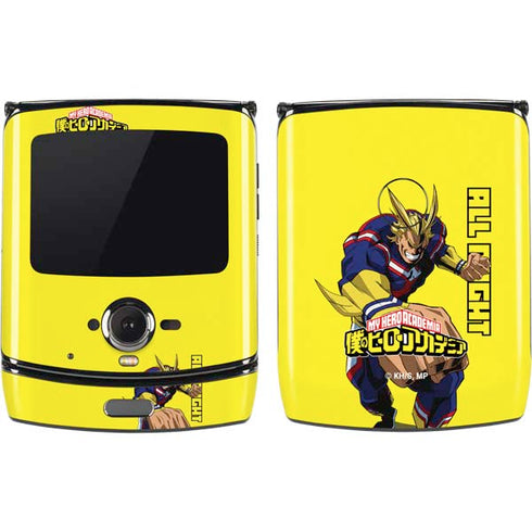 My Hero Academia All Might Season 5 Motorola RAZR Skin