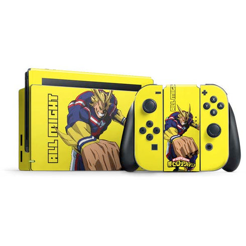 My Hero Academia All Might Season 5 Nintendo Switch Bundle Skin