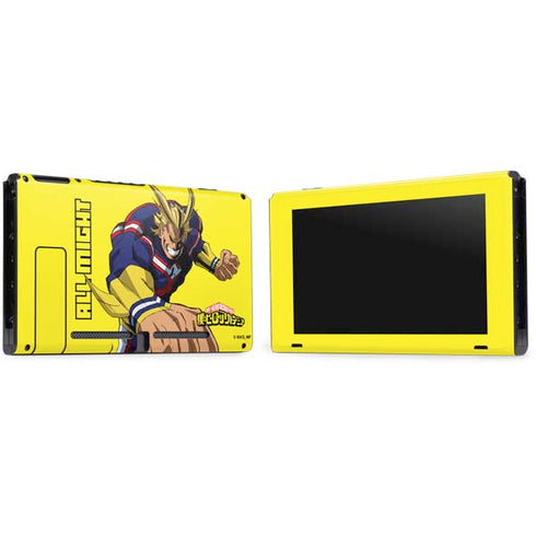 My Hero Academia All Might Season 5 Nintendo Switch Bundle Skin