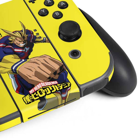 My Hero Academia All Might Season 5 Nintendo Switch Bundle Skin