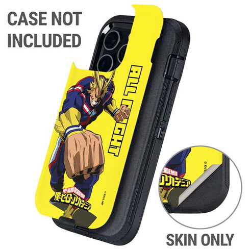 My Hero Academia All Might Season 5 Otterbox Defender iPhone Skin