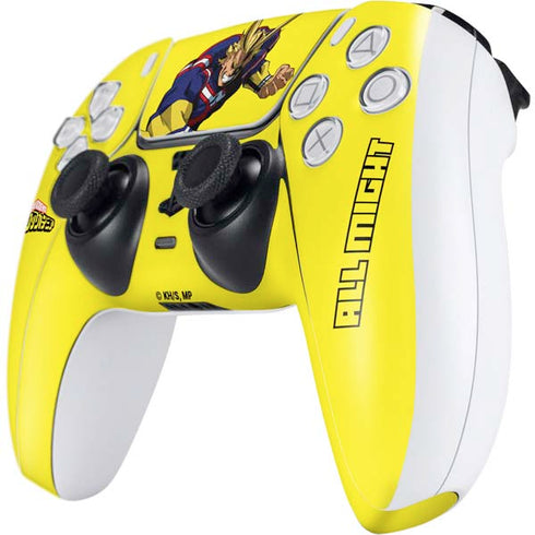 My Hero Academia All Might Season 5 PS5 Controller Skin