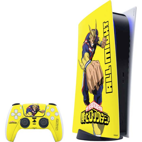 My Hero Academia All Might Season 5 PS5 Digital Edition Bundle Skin