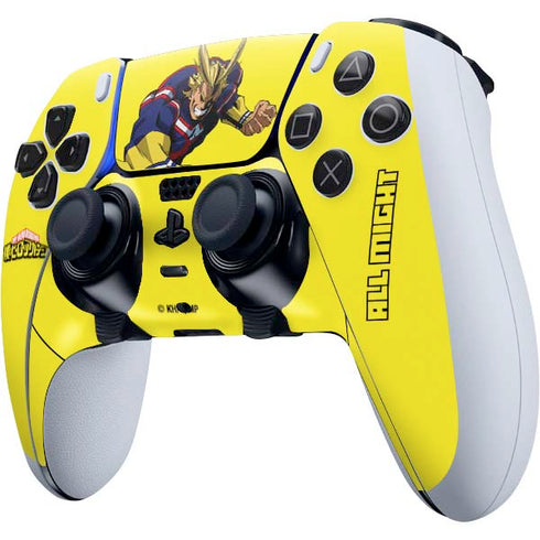 My Hero Academia All Might Season 5 PS5 DualSense Edge Pro Controller Skin