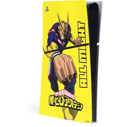 My Hero Academia All Might Season 5 PS5 Slim Digital Edition Console Skin