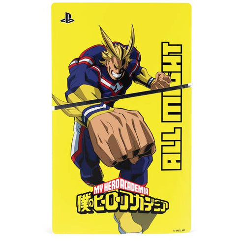 My Hero Academia All Might Season 5 PS5 Slim Digital Edition Console Skin
