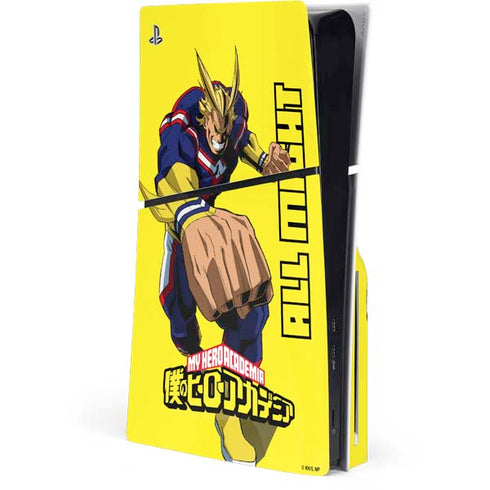 My Hero Academia All Might Season 5 PS5 Slim Disk Console Skin