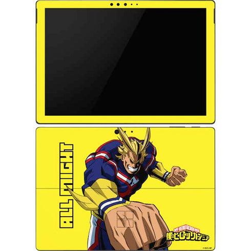 My Hero Academia All Might Season 5 Surface Pro 6 Skin