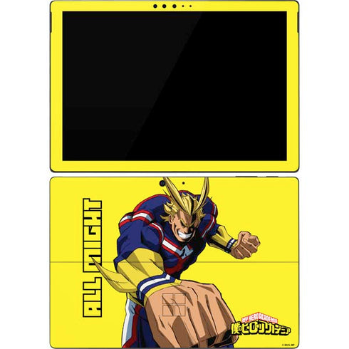 My Hero Academia All Might Season 5 Surface Pro 7 Skin
