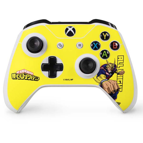 My Hero Academia All Might Season 5 Xbox One S Console and Controller Bundle Skin