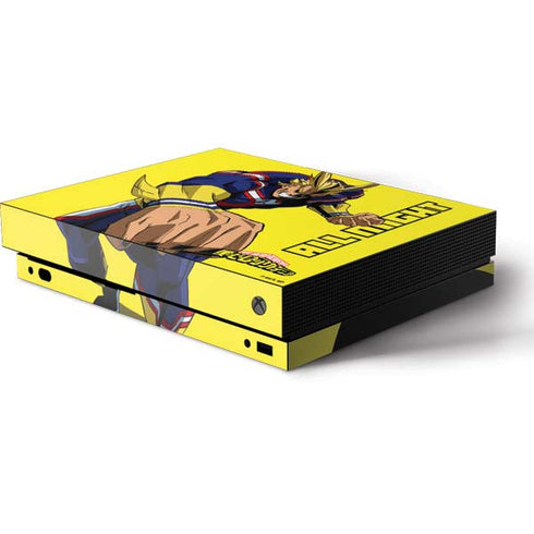 My Hero Academia All Might Season 5 Xbox One X Console Skin