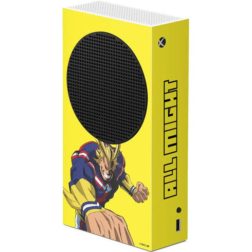 My Hero Academia All Might Season 5 Xbox Series S Console Skin
