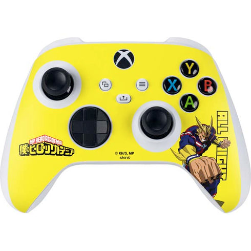 My Hero Academia All Might Season 5 Xbox Series S Controller Skin