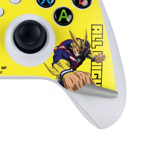 My Hero Academia All Might Season 5 Xbox Series S Controller Skin