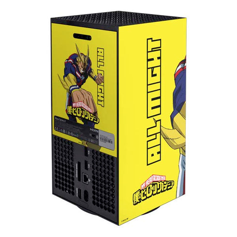 My Hero Academia All Might Season 5 Xbox Series X Bundle Skin