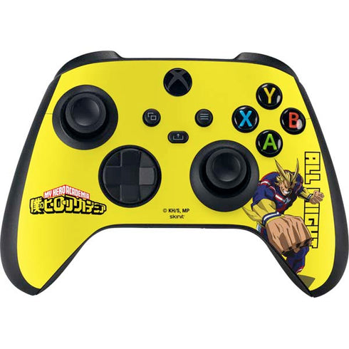 My Hero Academia All Might Season 5 Xbox Series X Controller Skin