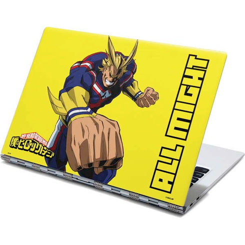 My Hero Academia All Might Season 5 Yoga 910 2-in-1 14in Touch-Screen Skin