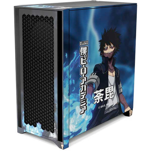 My Hero Academia Dabi Season 5 Corsair 4000D Tempered Glass Mid-Tower ATX Case Skin