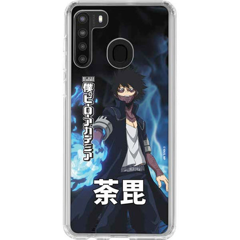 My Hero Academia Dabi Season 5 Galaxy A21 Clear Case