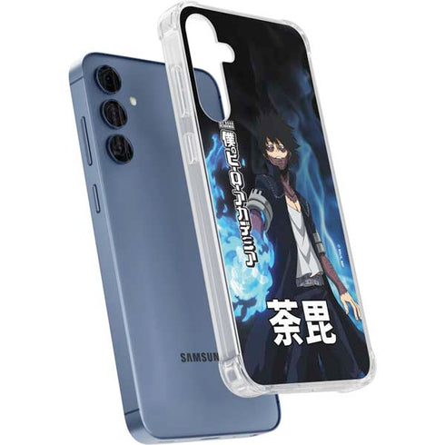 My Hero Academia Dabi Season 5 Galaxy A55 5G Clear Case