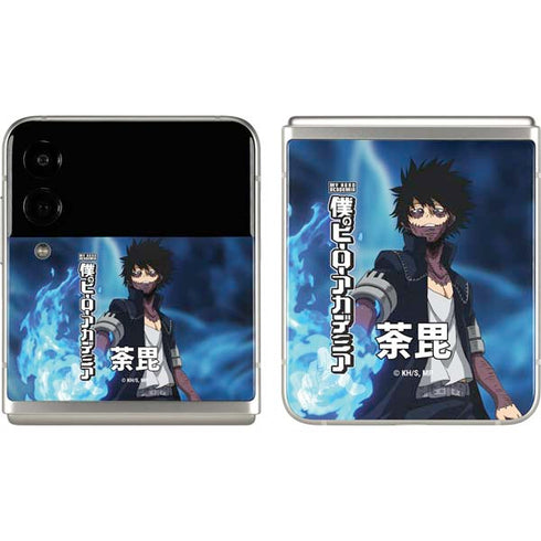 My Hero Academia Dabi Season 5 Galaxy Z Flip3 5G Skin