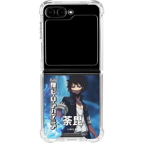 My Hero Academia Dabi Season 5 Galaxy Z Flip6 Clear Case