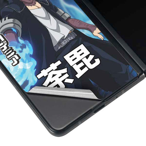 My Hero Academia Dabi Season 5 Galaxy Z Fold3 5G Skin