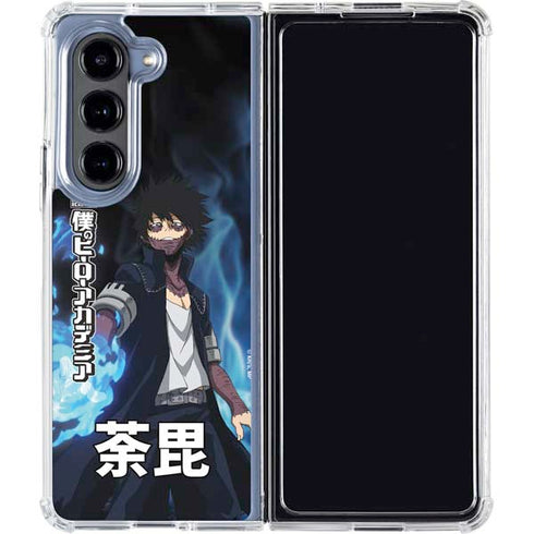 My Hero Academia Dabi Season 5 Galaxy Z Fold5 5G Clear Case