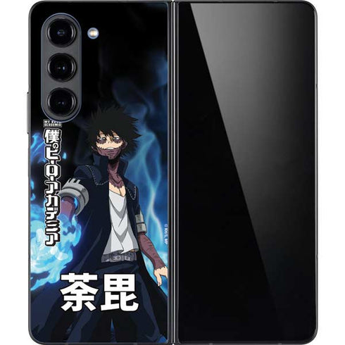 My Hero Academia Dabi Season 5 Galaxy Z Fold5 5G Skin