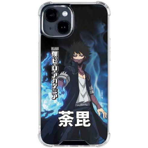 My Hero Academia Dabi Season 5 iPhone 14 Plus Clear Case